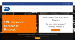 Desktop Screenshot of fml-insurance.co.uk