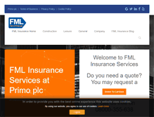 Tablet Screenshot of fml-insurance.co.uk